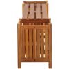 Trädgårdsbänk med 2 odlingslådor massivt akaciaträ vidaXL 150 x 30 x 40 cm – miniatyr 5