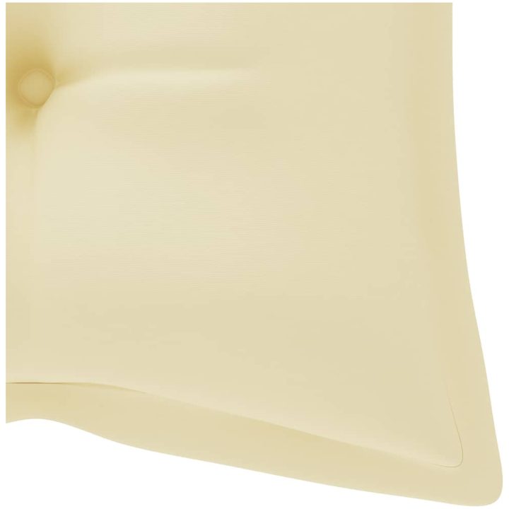 Trädgårdsbänk med dyna 120 cm bambu vidaXL 120 x 50 x 7 cm – bild 9