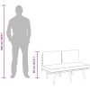 Trädgårdsbänk med dynor 115 cm massivt akaciaträ vidaXL – miniatyr 10