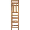 Trädgårdsbänk med pergola 115 cm massiv teak vidaXL – miniatyr 3