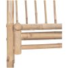 Trädgårdsbänk med pergola 116 cm bambu vidaXL – miniatyr 5