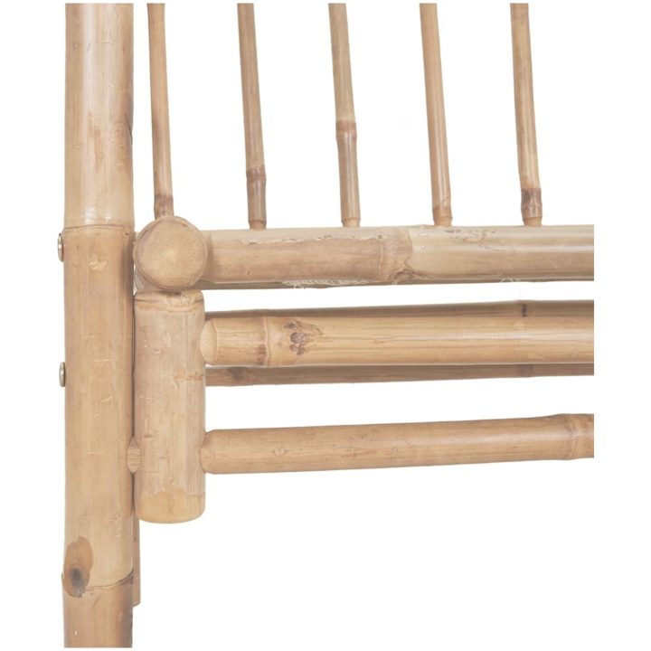 Trädgårdsbänk med pergola 116 cm bambu vidaXL – bild 5