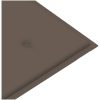 Trädgårdsbänk med taupe dyna 112 cm massiv teak vidaXL – miniatyr 7