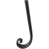 Trädgårdsbänk schäslong 128 cm antikbrun vidaXL – miniatyr 3