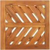 Trädgårdsbänk-set 3 delar massivt akaciaträ vidaXL 150 x 90 x 60 cm – miniatyr 8