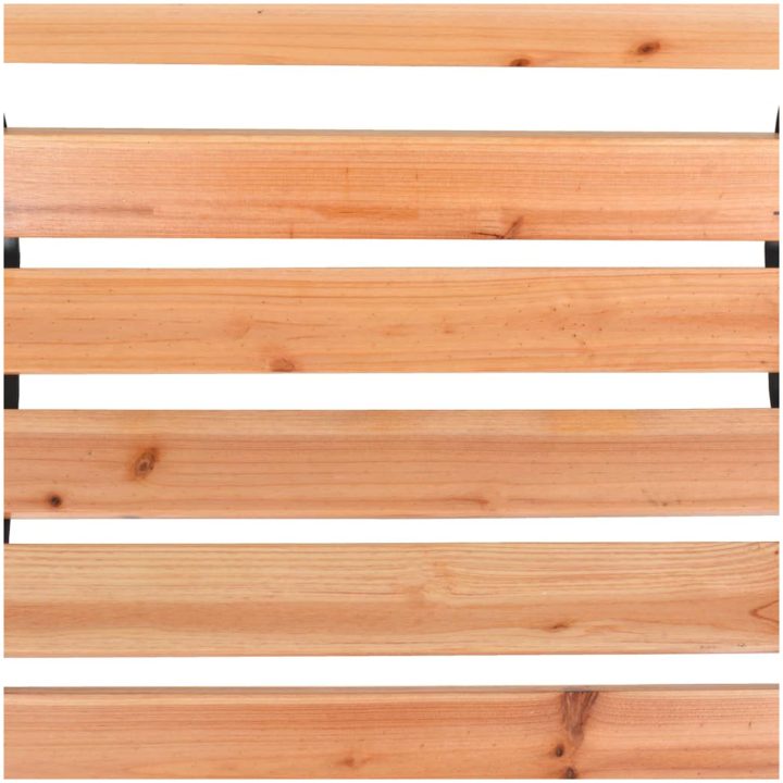 Trädgårdsbänk trä vidaXL 122 cm – bild 6