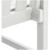 Trädgårdsbänk Vit HDPE vidaXL 120 cm – miniatyr 9