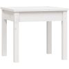 Trädgårdsbänk vit massiv furu vidaXL 50 x 44 x 45 cm – miniatyr 2
