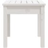 Trädgårdsbänk vit massiv furu vidaXL 50 x 44 x 45 cm – miniatyr 5
