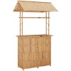 Trädgårdsbar 3 delar bambu vidaXL – miniatyr 3