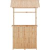 Trädgårdsbar 3 delar bambu vidaXL – miniatyr 4