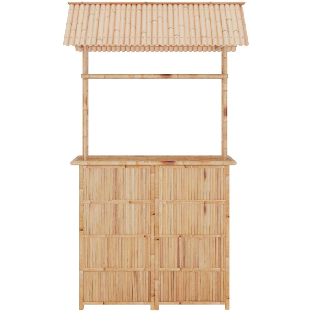 Trädgårdsbar 3 delar bambu vidaXL – bild 4