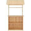 Trädgårdsbar 3 delar bambu vidaXL – miniatyr 5