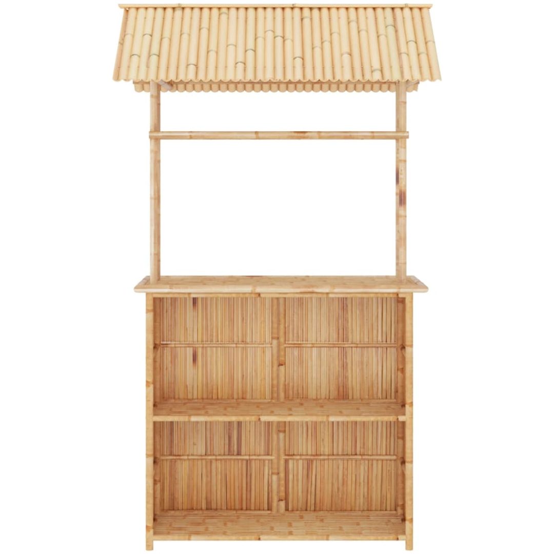 Trädgårdsbar 3 delar bambu vidaXL – bild 5