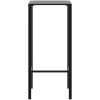Trädgårdsbar set svart pulverlackerat stål vidaXL 50 x 50 x 110 cm – miniatyr 5