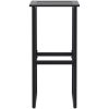 Trädgårdsbar set svart pulverlackerat stål vidaXL 50 x 50 x 110 cm – miniatyr 6