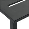 Trädgårdsbar set svart pulverlackerat stål vidaXL 50 x 50 x 110 cm – miniatyr 8