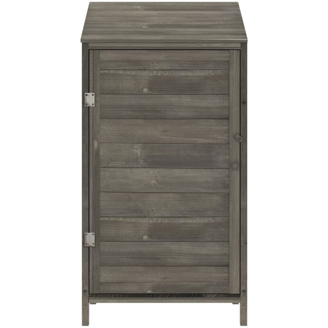 Trädgårdsbod antracit massivt granträ vidaXL 55 x 52 x 112 cm – bild 3
