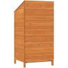 Trädgårdsbod brun massivt granträ vidaXL 55 x 52 x 112 cm – miniatyr 6