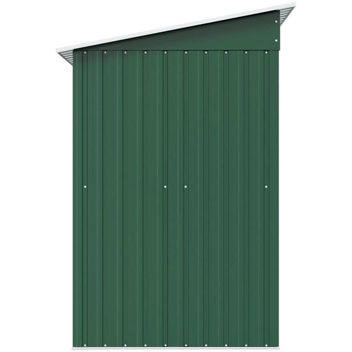 Trädgårdsbod grön metall vidaXL – bild 6