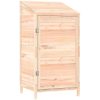 Trädgårdsbod massivt granträ vidaXL 55 x 52 x 112 cm – miniatyr 2