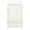 Trädgårdsbod vit massivt granträ vidaXL 55 x 52 x 112 cm – miniatyr 3