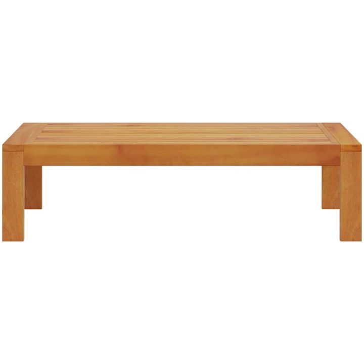 Trädgårdsbord 100x50x27 cm massivt akaciaträ vidaXL – bild 4