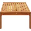 Trädgårdsbord 100x50x27 cm massivt akaciaträ vidaXL – miniatyr 5