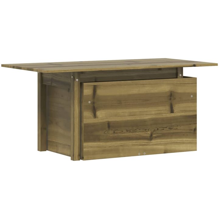 Trädgårdsbord 100x50x75 cm impregnerad furu vidaXL – bild 2