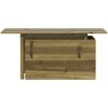 Trädgårdsbord 100x50x75 cm impregnerad furu vidaXL – miniatyr 5