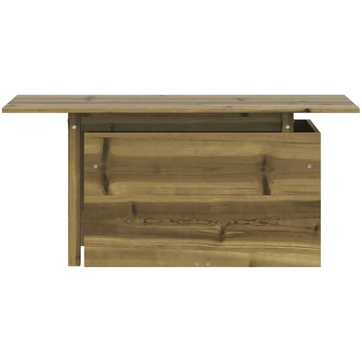 Trädgårdsbord 100x50x75 cm impregnerad furu vidaXL – bild 5