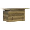 Trädgårdsbord 100x50x75 cm impregnerad furu vidaXL – miniatyr 7