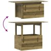 Trädgårdsbord 100x50x75 cm impregnerad furu vidaXL – miniatyr 8