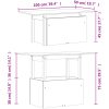 Trädgårdsbord 100x50x75 cm massiv furu vidaXL – miniatyr 12