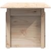 Trädgårdsbord 100x50x75 cm massiv furu vidaXL – miniatyr 6