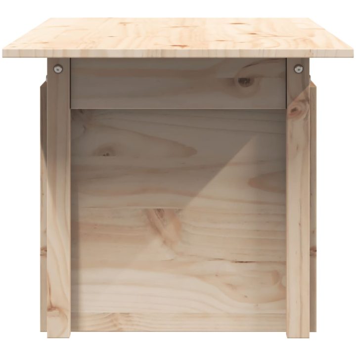 Trädgårdsbord 100x50x75 cm massiv furu vidaXL – bild 6