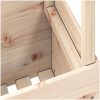 Trädgårdsbord 100x50x75 cm massiv furu vidaXL – miniatyr 9