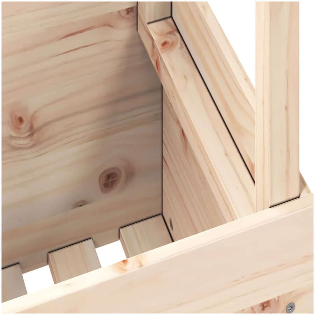 Trädgårdsbord 100x50x75 cm massiv furu vidaXL – bild 9