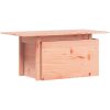 Trädgårdsbord 100x50x75 cm massivt douglasträ vidaXL – miniatyr 2