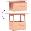 Trädgårdsbord 100x50x75 cm massivt douglasträ vidaXL – miniatyr 8