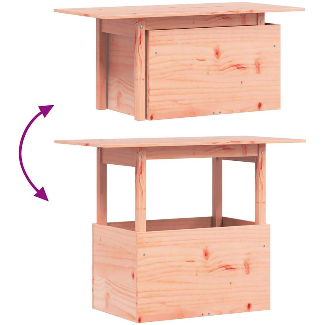 Trädgårdsbord 100x50x75 cm massivt douglasträ vidaXL – bild 8
