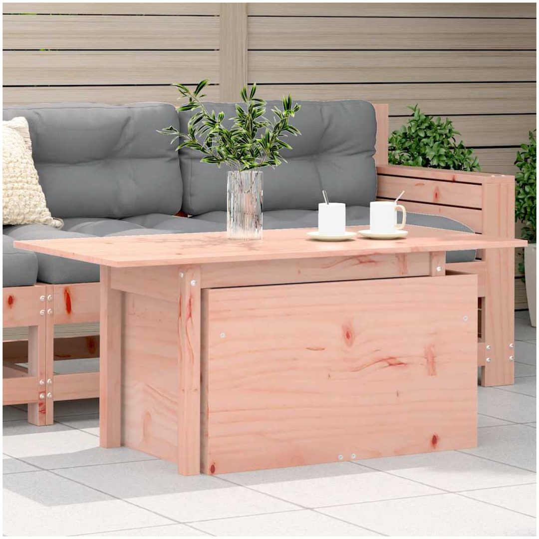 Trädgårdsbord 100x50x75 cm massivt douglasträ vidaXL