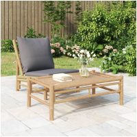 Trädgårdsbord 100x55x33 cm bambu vidaXL
