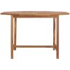 Trädgårdsbord 110x110x75 cm massiv teak vidaXL – miniatyr 2