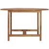 Trädgårdsbord 110x110x75 cm massiv teak vidaXL – miniatyr 3