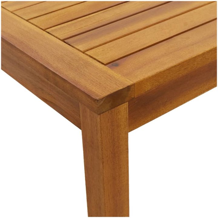 Trädgårdsbord 110x55x67 cm massivt akaciaträ vidaXL – bild 6