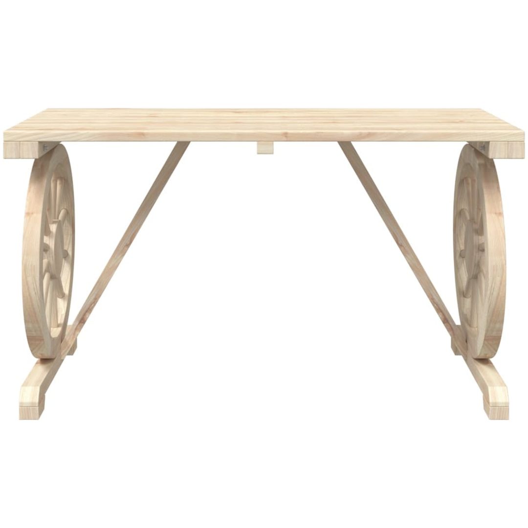 Trädgårdsbord 115x55x65 cm massiv furu vidaXL – bild 4