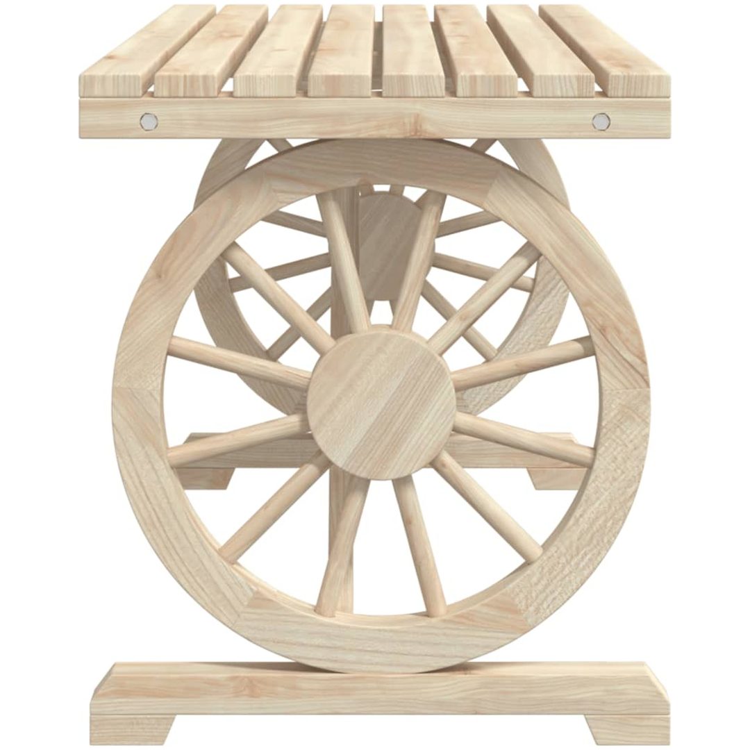 Trädgårdsbord 115x55x65 cm massiv furu vidaXL – bild 5