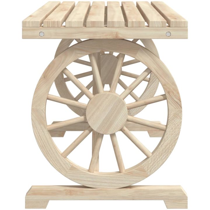 Trädgårdsbord 115x55x65 cm massiv furu vidaXL – bild 5