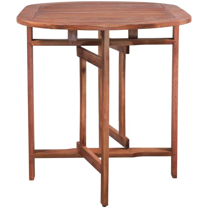 Trädgårdsbord 120x70x74 cm massivt akaciaträ vidaXL – bild 4
